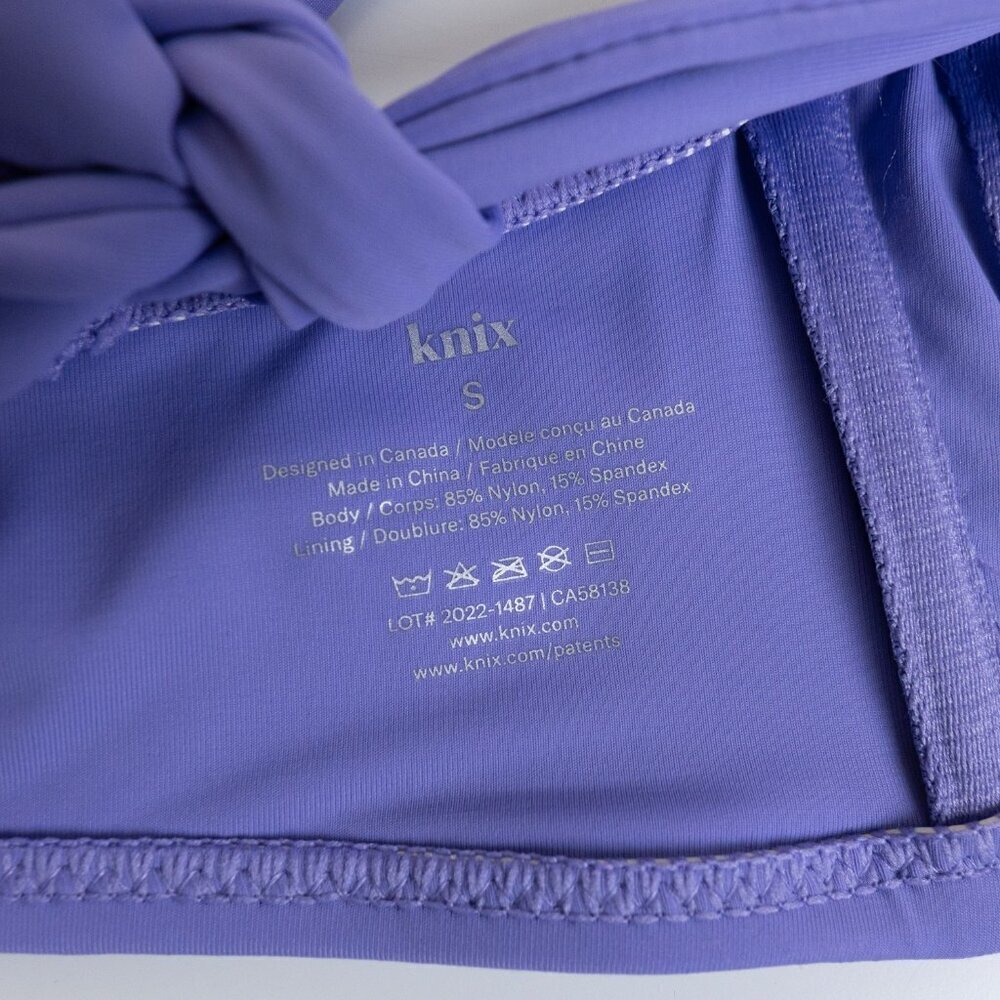 ✨ Knix Balcony Cup Bikini Top Grape Pop Purple - Picture 6 of 8